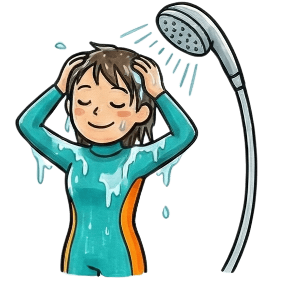 シャワー・お着替え